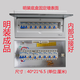 正泰（CHNT）16回路強(qiáng)電箱暗裝明裝家用豪華配電箱漏電分路套裝正泰開(kāi)關(guān)成品 明裝7分路漏電