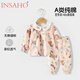 INSAHO春季寶寶分體套裝嬰兒衣服a類純棉幼童秋衣秋褲女童甜美套裝外穿