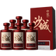 沙城老窖濃香型白酒純糧釀造固態(tài)發(fā)酵低度白酒年貨送禮盒裝中華老字號(hào) 42度 460mL 6瓶 紅標(biāo)