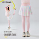 小豬彼特女童運動套裝春秋2025年新款兒童秋季速干衣學(xué)生跑步服網(wǎng)球訓(xùn)練服 2220藕粉色【速干套裝】 120 cm