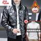 安初夏立領(lǐng)棉衣男冬季新款保暖輕薄羽棉絨服男士棉襖潮流衣服男裝外套 6015銀灰色+白毛衣 XL 【125-145斤】