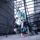 柯霸（Keba）初音未來cos服全套 卡通周邊浣熊聯(lián)動裙cosplay動漫二次元漫展 初音C服+假發(fā) L