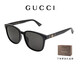 古馳（GUCCI）墨鏡時尚太陽鏡方框高級感潮流墨鏡GG0637SK 001 5