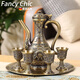 FANCYCHIC青銅龍鳳創(chuàng  )意酒壺家用復古中式仿古百福酒杯套裝禮品擺件 主圖款