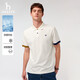 哈吉斯（HAZZYS）男裝夏PHIZ涼感短袖POLO衫ASTZE0CBI23 米黃色OW L（175/96A48