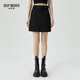 深呼吸DEEP BREATH女裝高腰大口袋A字半身短裙【附腰帶】A200198 黑 S (2)