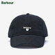 Barbour Cascade男女同款四季可調(diào)節(jié)鴨舌帽Logo帽子 黑色-xx67 均碼 （54-60cm）