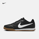 耐克（NIKE）官方男子運(yùn)動(dòng)鞋秋季復(fù)古足球薄底鞋翻毛皮潮流抓地HQ6019 001黑/白/橡皮淺褐 42