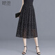 她池碎花半身裙2026春夏新款女裝復古松緊高腰A字中長(cháng)裙