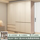 京桐（JINGTONG）60深度ENF級環(huán)保材質(zhì)平開(kāi)門(mén)衣柜臥室輕奢大衣柜 【兩門(mén)】2.0米衣柜+頂柜