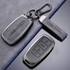 億智谷適用奇瑞瑞虎8PRO鑰匙套瑞虎9/8/7plus艾瑞澤8/9探索06車(chē)鑰匙包扣 A款-高級灰【雙面皮】雙扣皮繩款