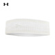 安德瑪（UNDERARMOUR）春夏Lightweight男女情侶毛圈布訓練運動(dòng)頭帶1389937 白色100 均碼