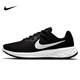 耐克NIKE跑步鞋男緩震透氣REVOLUTION 6運(yùn)動(dòng)鞋DC3728-003黑白41