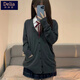 矜持范jk制服毛衣開(kāi)衫外套女秋冬日系學(xué)院風(fēng)制服校供感深灰色針織衫上衣 常規(guī) 深灰色[款]  S 建議78-88斤