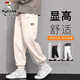啄木鳥休閑褲男士春秋季新款束腳寬松長(zhǎng)褲重磅潮牌運(yùn)動(dòng)工裝褲子 K510米黃色 XL (180)