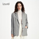 Laurèl【綿羊毛】新款職場通勤西裝女LWD346T05500 薄霧灰 S 160/84A