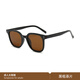 米奇啵啵墨鏡 韓版太陽(yáng)鏡 旅游必備駕駛騎行 2025網(wǎng)紅款 男女通用 防UV400 C4038成人款-黑框茶片