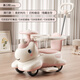 金喆馨兒童扭扭車(chē)1-3歲溜溜車(chē)搖搖車(chē) 寶寶扭扭車(chē)防側翻嬰兒扭扭車(chē) 滑行款粉|餐盤(pán)+禮包