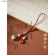 語(yǔ)森憶S999足銀好事發(fā)生手機鏈掛飾柿子花生平安鑰匙扣包包掛件男女禮物 銀(柿柿平安)手機鏈