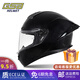 GSB361GT摩托車(chē)頭盔機車(chē)全盔男女通用賽車(chē)趴賽四季頭盔國潮騎行裝備 【閃光黑GT大尾翼】預留耳機孔 XL【頭圍57-58cm】