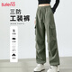 班尼路（Baleno）軟殼工裝褲女2025年春秋季時尚感簡約戶外通勤運動休閑百搭風(fēng)長褲