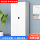 洛克菲勒辦公柜鐵皮柜資料檔案柜儲(chǔ)物柜灰白通門五層文件柜子高1850寬900
