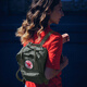FJALLRAVEN北極狐雙肩包女時(shí)尚休閑大容量書包23561-660森林綠7L 夏季出游