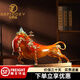 紀(jì)梵蒂 GEFIODEY純銅牛擺件客廳工藝品辦公室年會(huì)牛氣沖天喬遷新居開(kāi)業(yè)禮品送禮 紅牛-小號(hào)