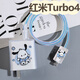 領(lǐng)優(yōu)創(chuàng)活紅米Turbo4充電器保護(hù)套適用REDMIturbo4Pro數(shù)據(jù)線防折斷纏繞繩90W全包Type-C口通用咬線器透明盒 【帕恰狗】套裝