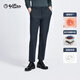 金利來(lái)【暖氧吧】秋冬加絨加厚保暖商務(wù)休閑長(cháng)褲男 95N1藏藍 33 