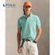Polo Ralph Lauren 拉夫勞倫 男裝 25春季定制修身版型棉質(zhì)網(wǎng)眼布Polo衫 300-青瓷色 S