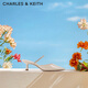 CHARLES&KEITH亮鉆一字帶尖頭高跟穆勒拖鞋七夕禮物送女友CK1-60920353 Cream奶白色 38