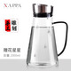 NAPPA 手工雕刻 玻璃水壺冷水壺涼水壺 高硼硅家用高檔耐熱大容量水壺 【星星】大師系列 2000ml