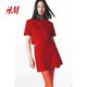 H&M女裝短外套2025年秋季新款小香風(fēng)紅色開衫1271055 紅色 XL 170/116