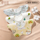 愛寶適嬰兒口水巾寶寶圍嘴純棉360°旋轉(zhuǎn)防水圍兜口水兜3條裝藍(lán)色S349