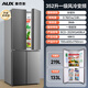 奧克斯冰箱502L十字對開(kāi)門(mén)大容量超薄機身節能低耗家用電冰箱451 奧克斯十字四門(mén)352升變頻款銀鈦