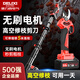 德力西電動剪刀果樹高空修枝剪充電式伸縮桿修枝剪樹剪刀園藝剪電動農(nóng)具 【可剪4.4米高】5.0Ah無刷2電