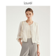 Laurèl【真絲】勞芮新款縐感提花度假風(fēng)夾克式外套女LWL343T02000 純凈白 S