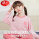 浪莎兒童睡衣女孩春夏款2025新款女童大童長(cháng)袖家居服a類(lèi)純棉套裝