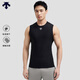 DESCENTE 迪桑特TRAINING系列綜訓訓練運動(dòng)健身男士針織背心夏季新品 BK-黑色 XL (180/100A)