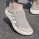 阿迪達(dá)斯 （adidas）溯溪鞋男鞋 秋季新款運(yùn)動(dòng)鞋戶外一腳穿徒步鞋輕便休閑鞋涉水鞋 JR2653/鉑灰色/卡其 清風(fēng)面料/可涉水 42