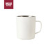 無(wú)印良品（MUJI）不銹鋼雙層馬克杯 大容量男女辦公學(xué)生水杯茶杯咖啡杯 白色 490ml