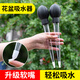 京悠雨花盆托盤吸水器底座積水神器大吸管迷你換水抽水器大滴管園藝工具 1【一個】超大號花盆托盤吸水器