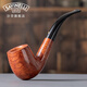 沙芬（SAVINELLI）金點(diǎn)珍藏手工煙斗石楠木意大利進(jìn)口一金點(diǎn)男士煙斗及配件套裝禮盒【PUNTO ORO點(diǎn)金 606斗型  】