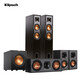 杰士（Klipsch）R-26F 家庭影院 5.1電視音箱 落地影院 組合音響 客廳影院 HiFi高保真套裝（黑色）