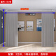 九領(lǐng)頂天立地屏風(fēng)隔斷客廳出租屋臨時(shí)一房變兩房臥室分隔板墻床位遮擋 15+布簾：2立1橫桿3.1-3.6米