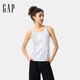 GAP女裝2025春季新款基礎(chǔ)款打底背心彈力多色舒適美版上衣723645 白色 S 美碼  L亞洲碼165/88A