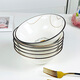 肅匠家用飯碗面碗陶瓷碗簡(jiǎn)約中式湯碗微波爐適用高顏值吃飯碗餐具套裝 歲月靜好6英寸斗碗6只
