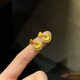 瑞諾黃金鑲嵌祥云耳釘女士新款時尚999足金耳飾情人節(jié)生日送女友禮物 勿拍/克重多退少補