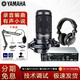 雅馬哈（YAMAHA） UR12聲卡錄音設備有聲書(shū)配音編曲電腦后期吉他彈唱錄制音頻套裝 配鐵三角AT2020電容麥套裝